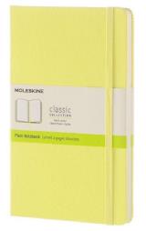 Notebook Large Plain Citron Yellow Hard Cover